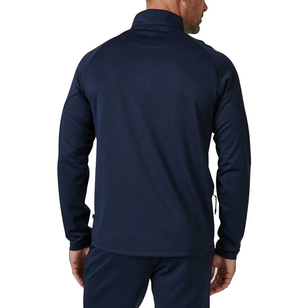 7Diamonds A-Game Quarter Zip Golf Pullover Navy - FW23