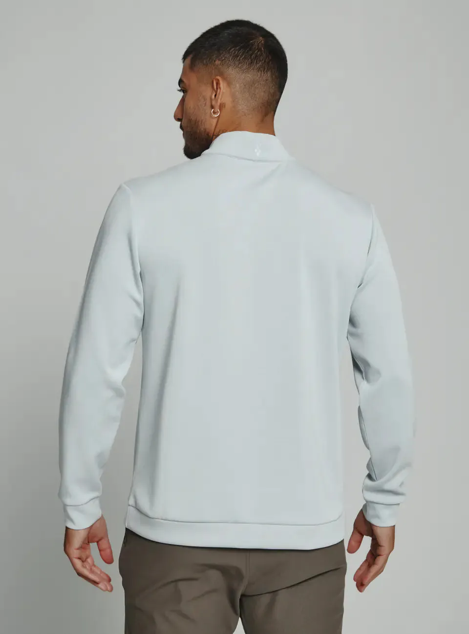 7Diamonds REV™ Quarter-Zip in Platinum