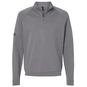 Adidas Men's Grey Three Club Quarter Zip Pullover