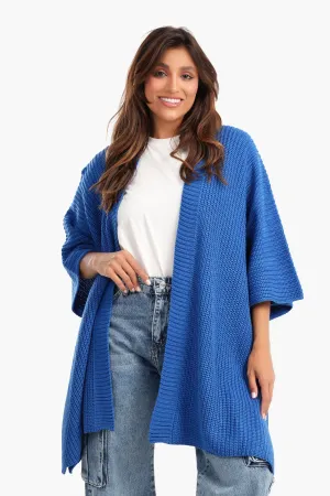 Asymmetrical One Size Poncho