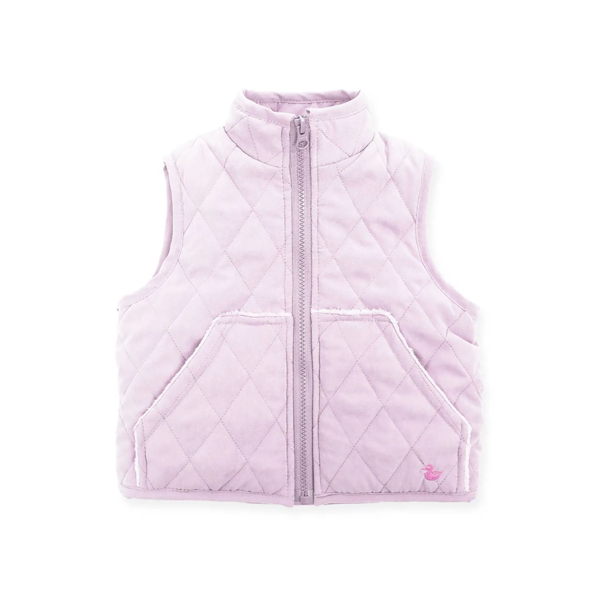 Barn Quilted Vest in Pink