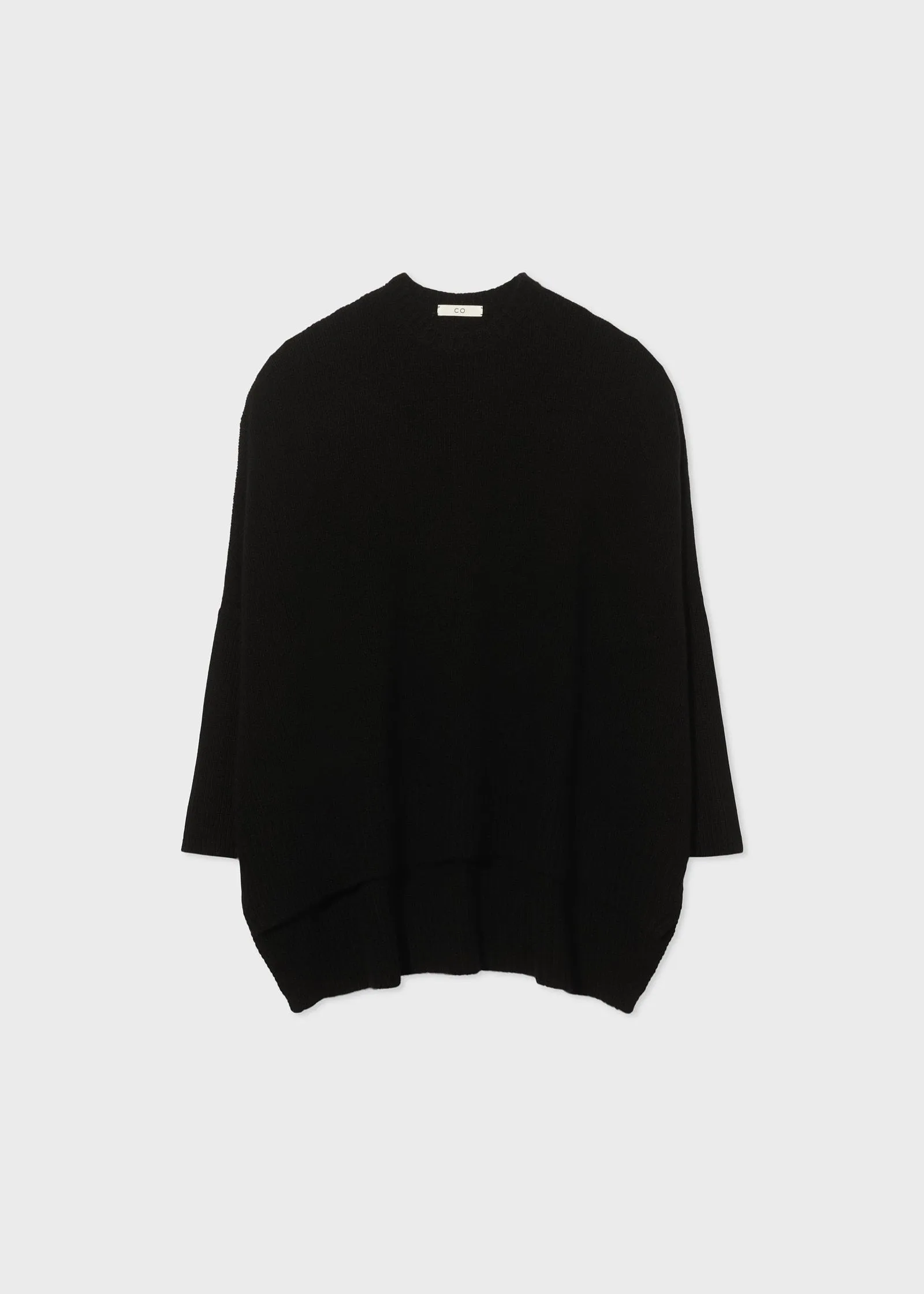 Batwing Sweater in Cashmere - Black