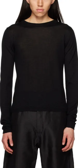 Black Biker Level Sweater