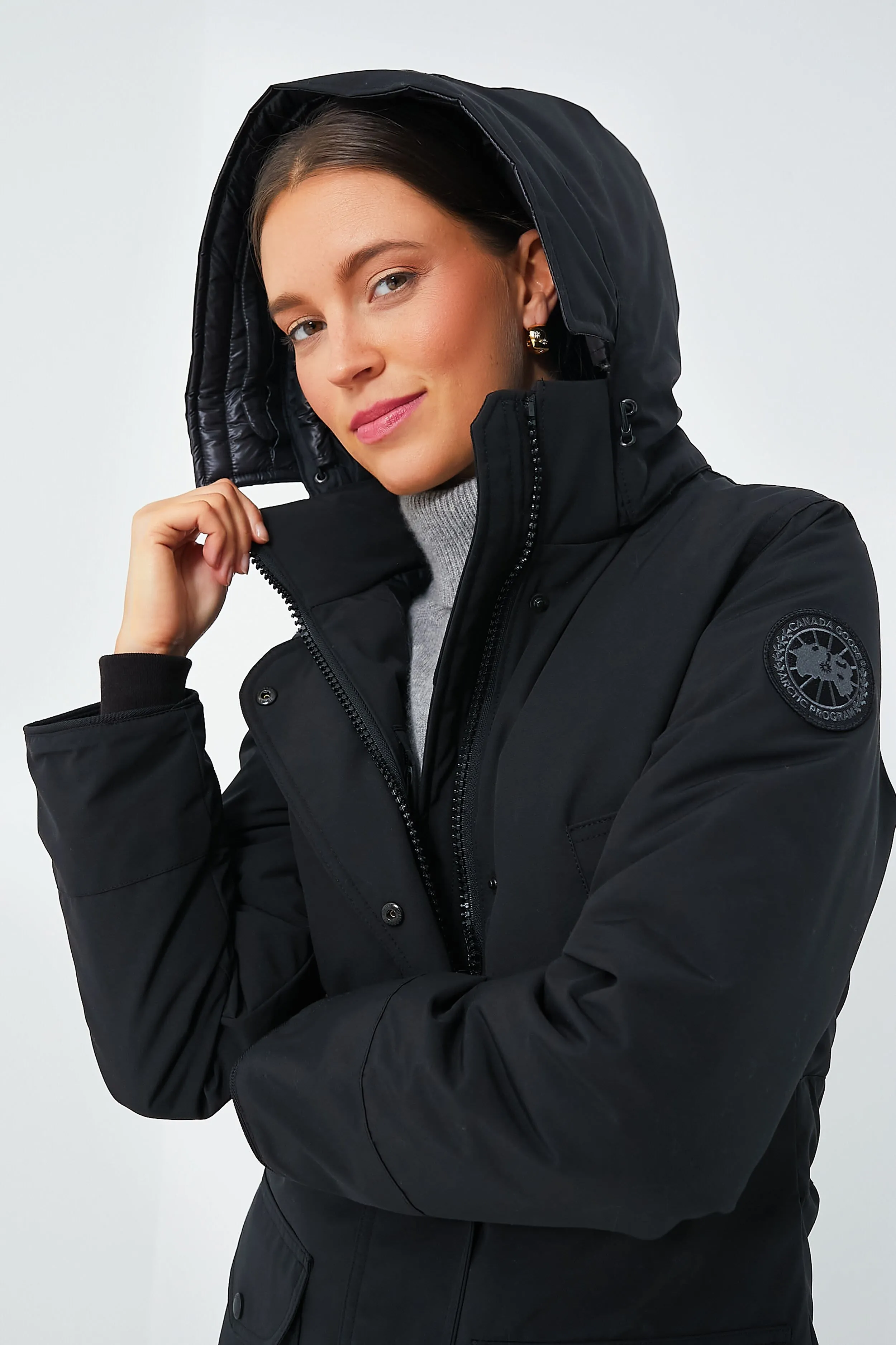 Black Noir Black Disc Trillium Parka