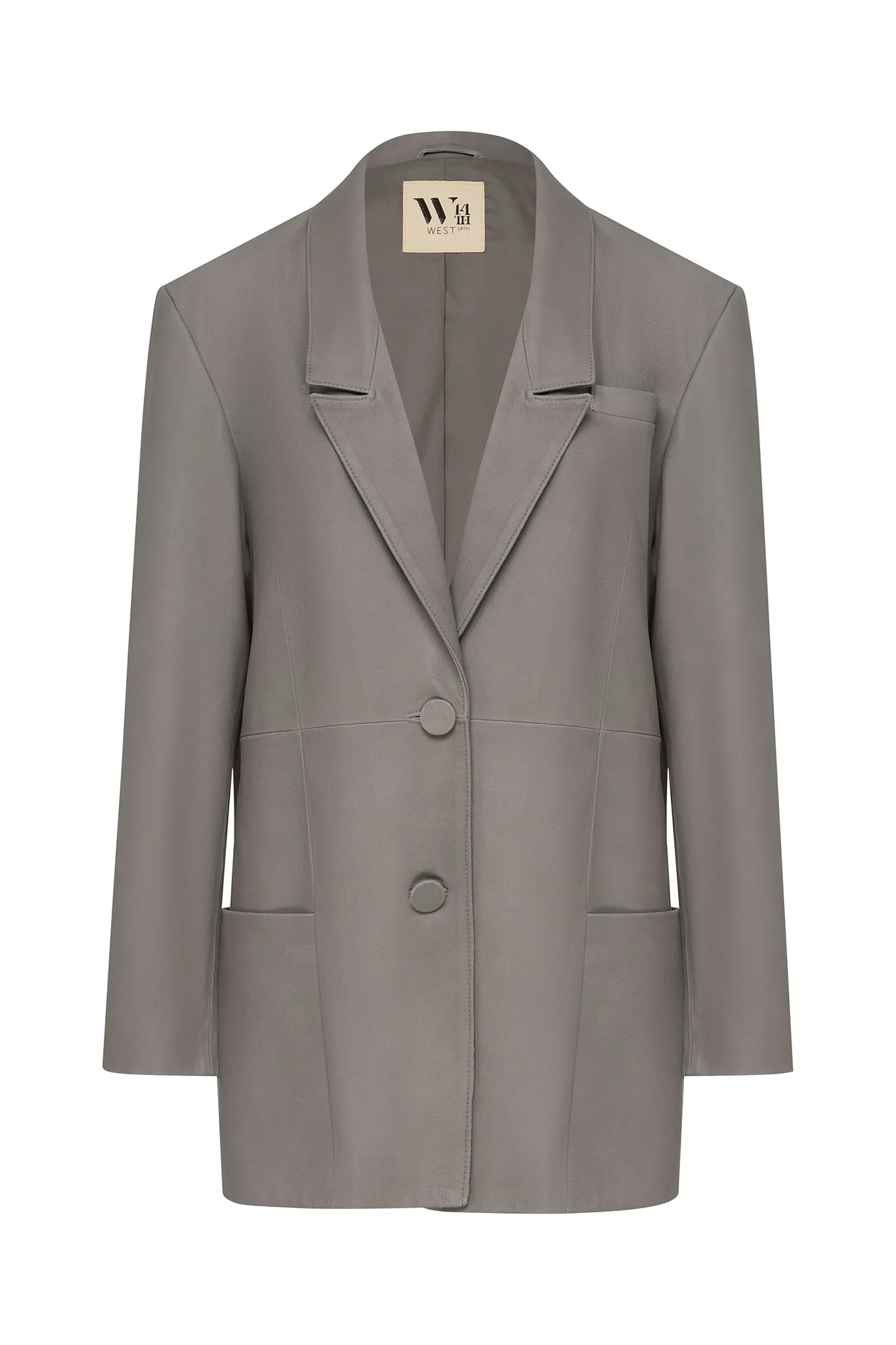 Broome Blazer Moonlight Grey Leather