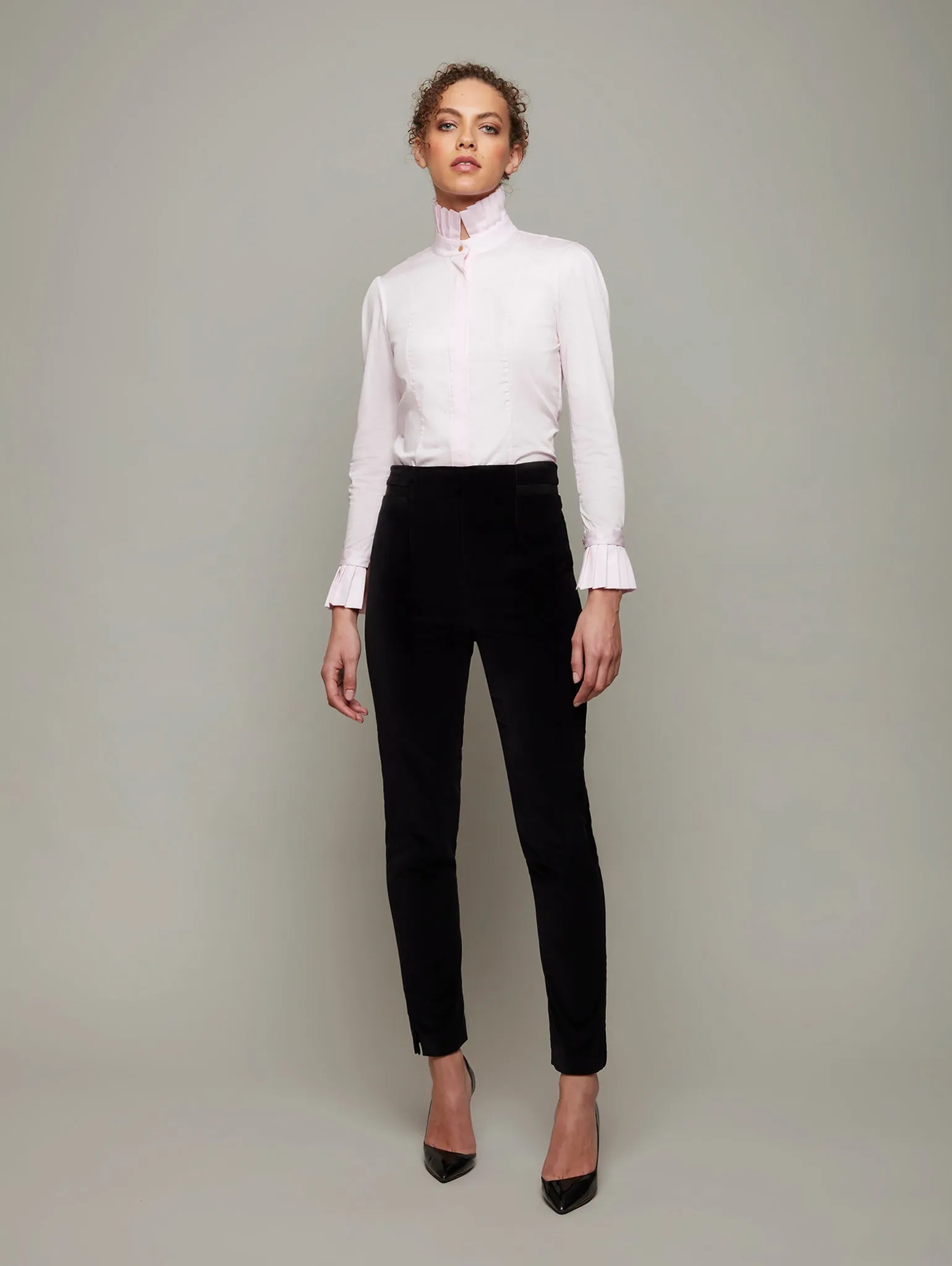 BUD | High-Waist Velvet Trousers