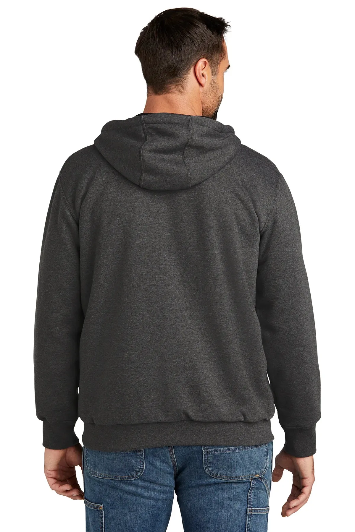 Carhartt Thermal-Lined Custom Zip-Ups, Carbon Heather