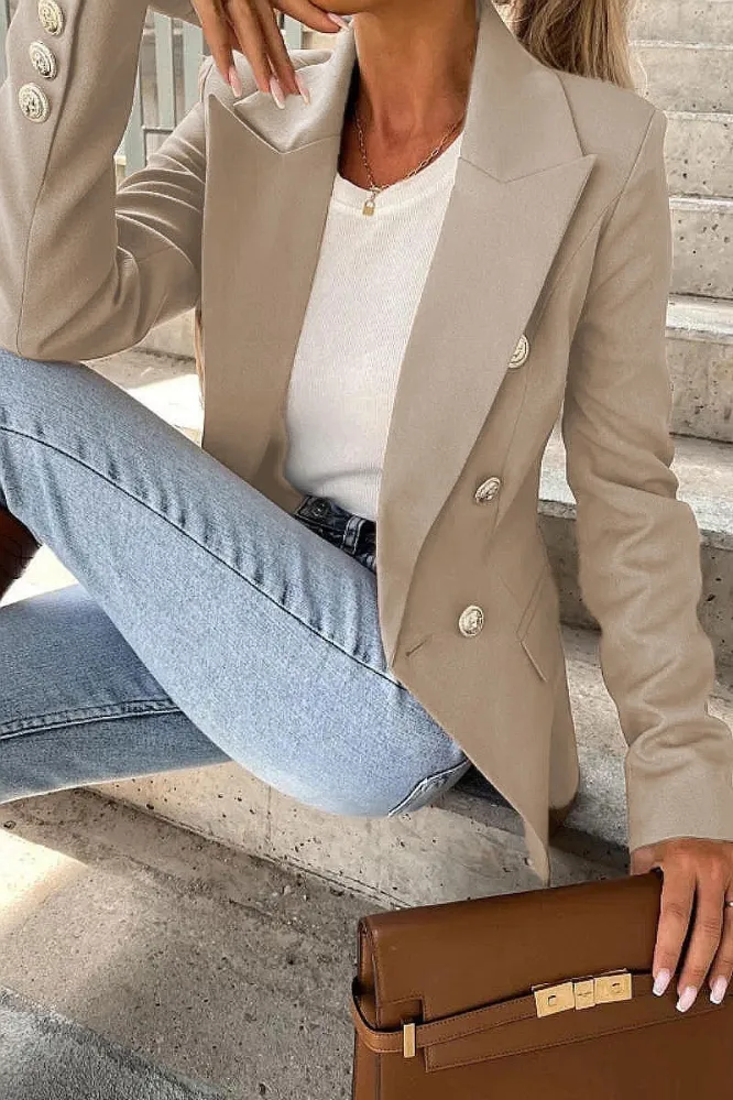 Claudia Nude Blazer