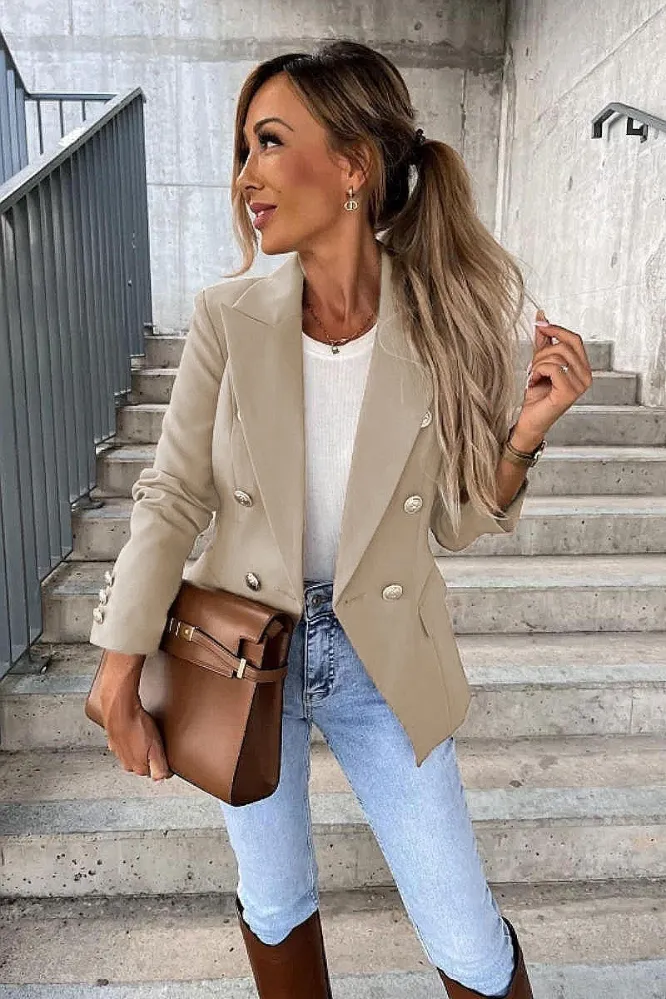 Claudia Nude Blazer