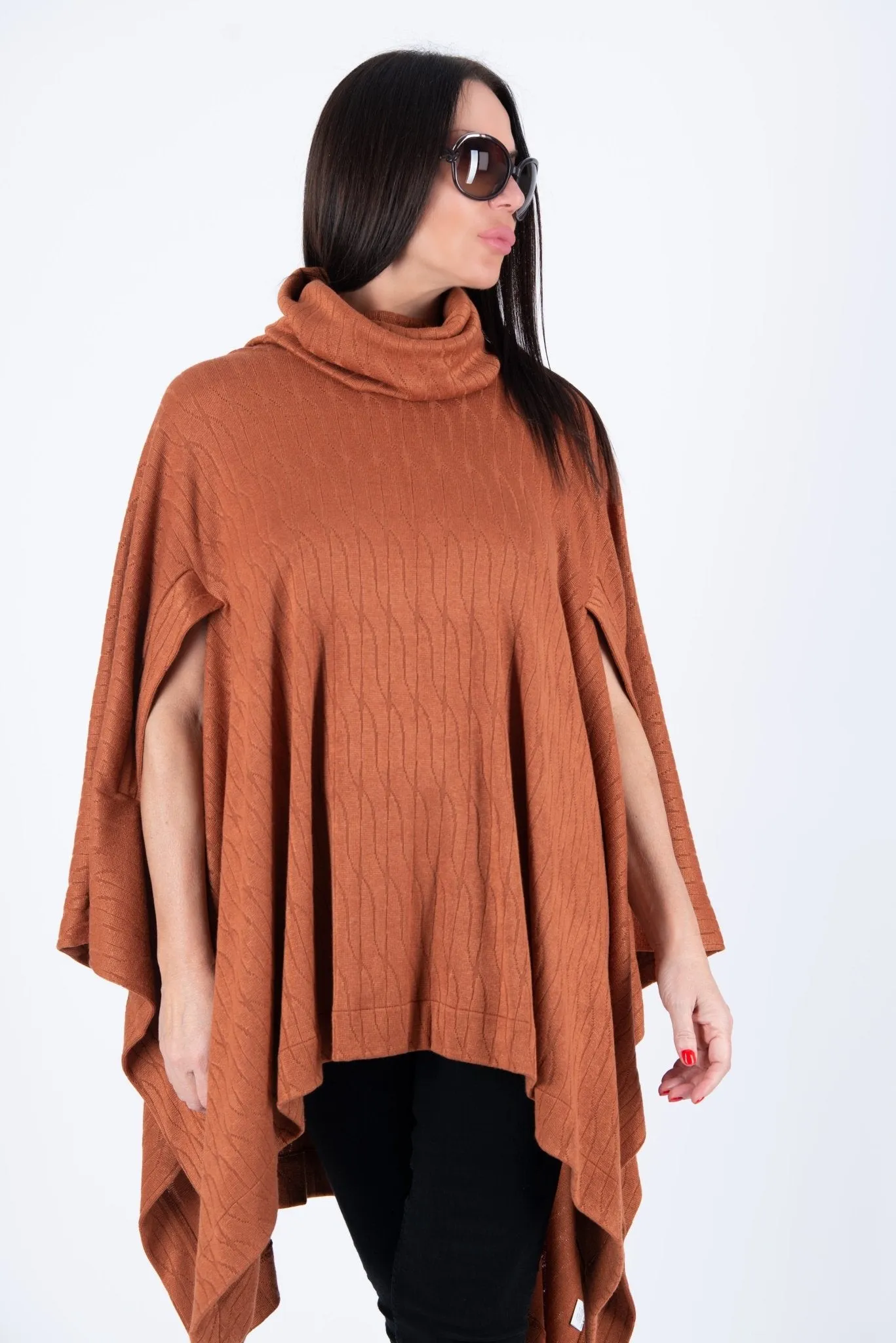 EVA Knitted Poncho ON SALE