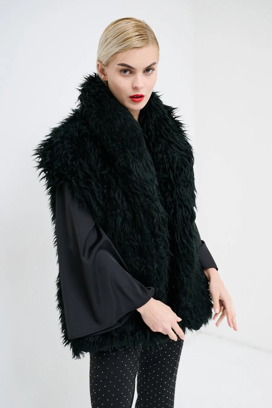 Faux fur vest wholesale