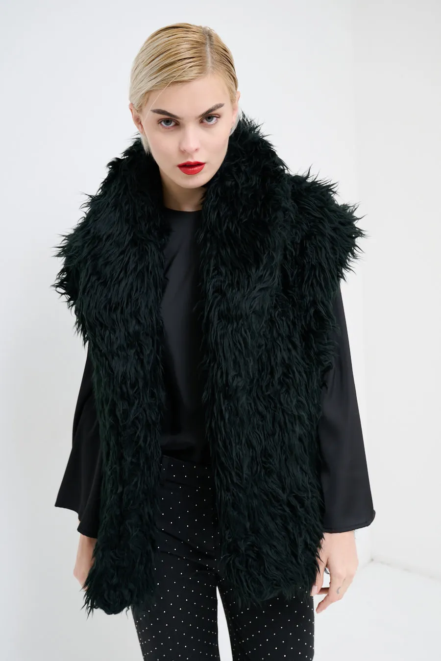 Faux fur vest wholesale