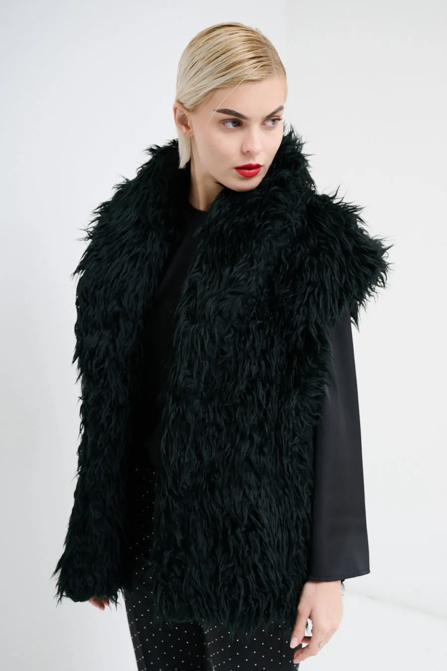 Faux fur vest wholesale