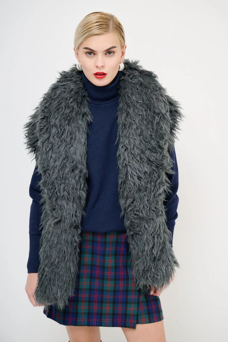 Faux fur vest wholesale