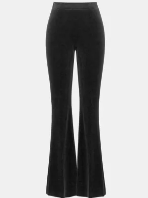 Joseph Ribkoff Women's Black Velvet Flared Pull On Trousers 234289F24 Col 11