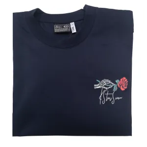 K7 Clyde Rose OverSized Navy T-shirt