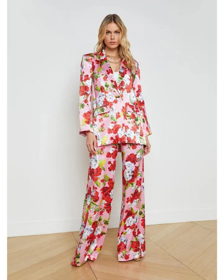 L'Agence Gwyneth Floral Boyfriend Blazer