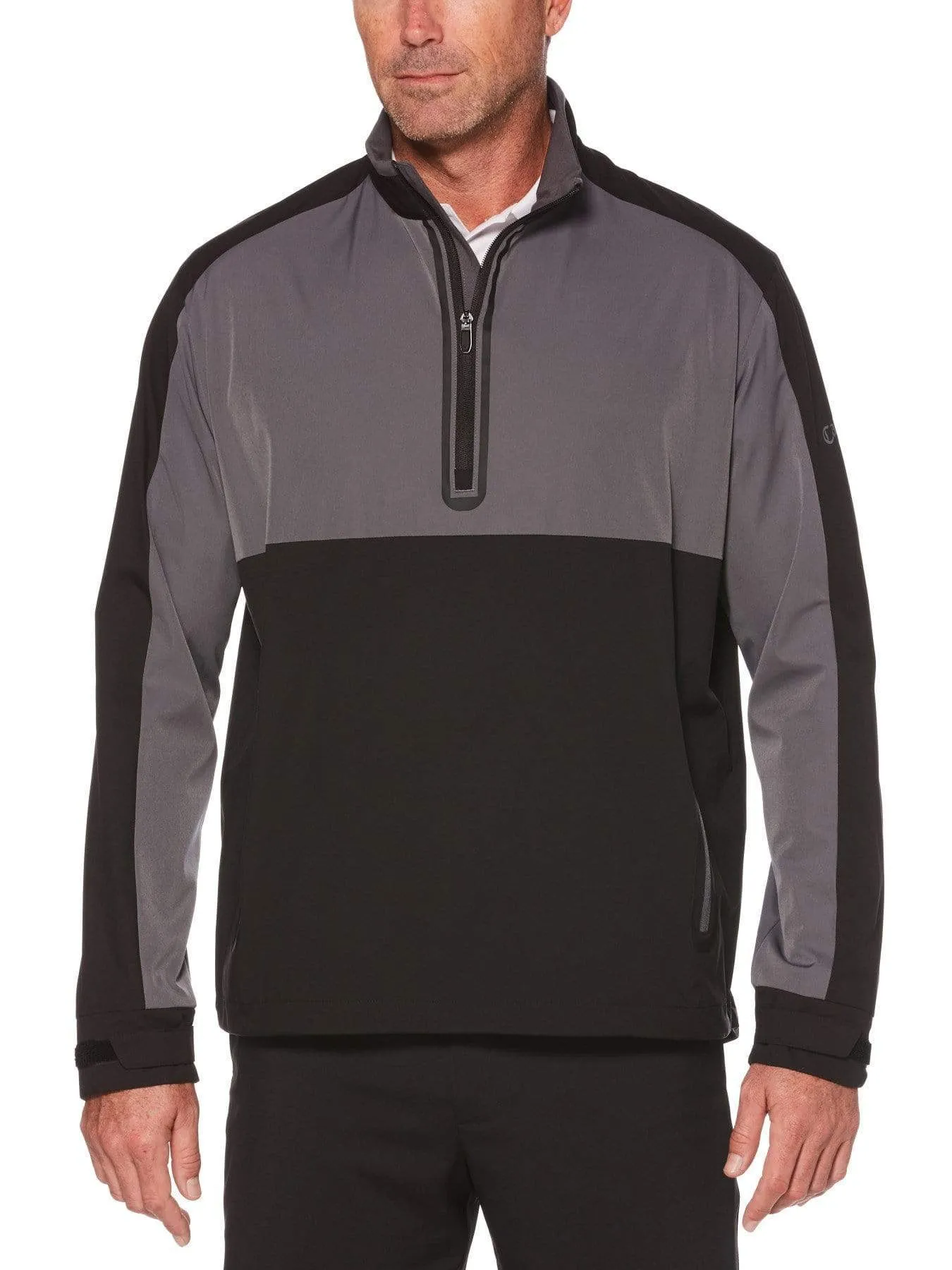 Mens Swing Tech™ 1/4 Zip Color Block Jacket