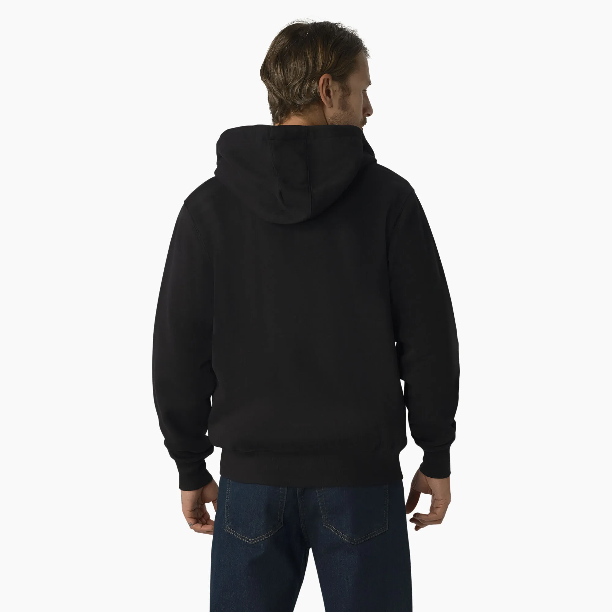 Men's Thermal Lined Full-Zip Fleece Hoodie With DWR