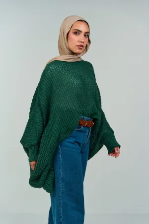 Poncho with Closed Cuffs