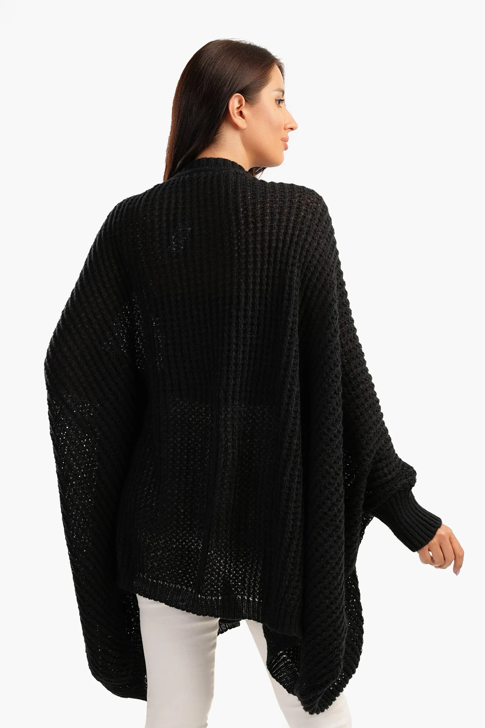 Poncho with Closed Cuffs