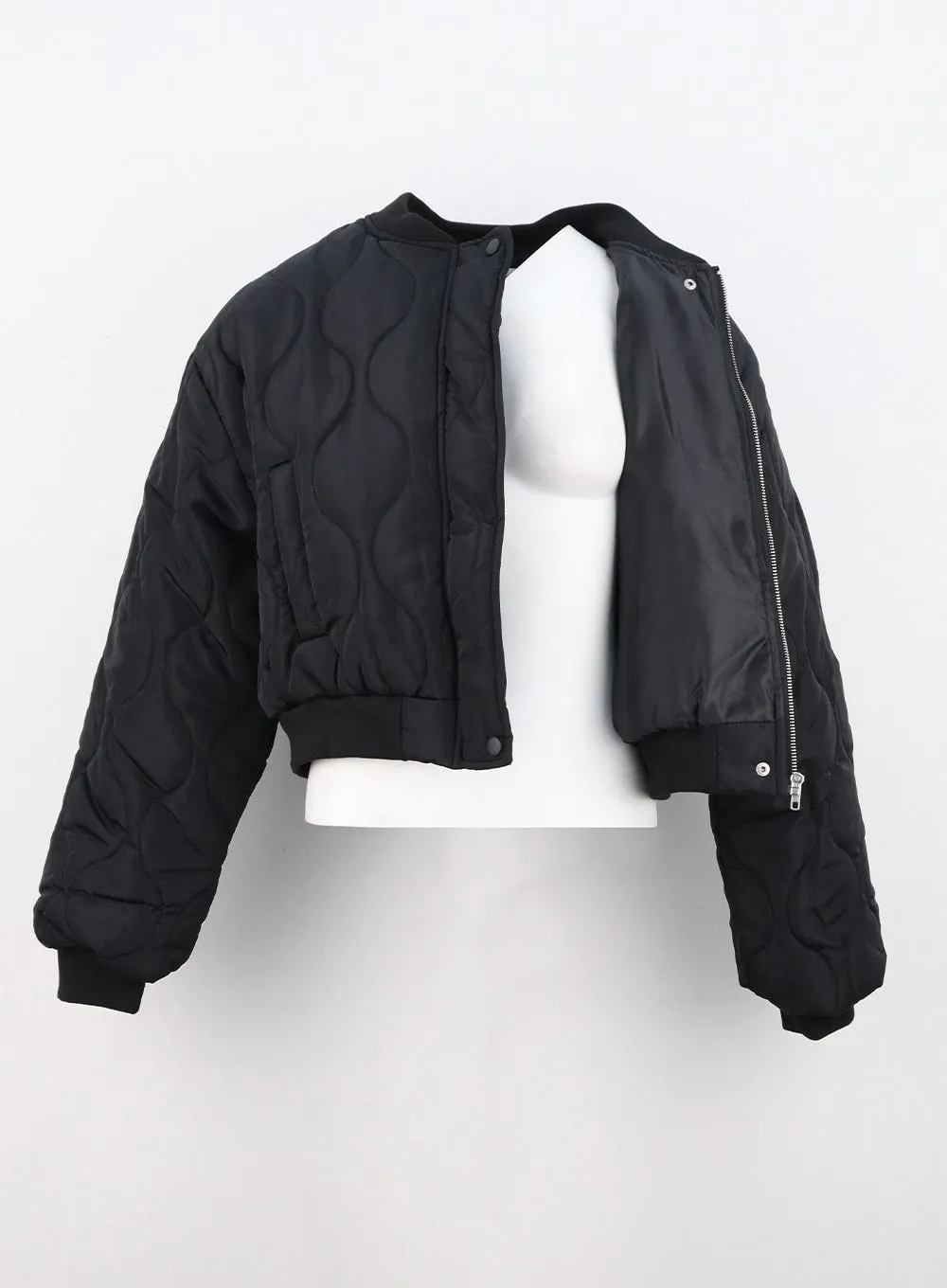 Quilted Bomber Jacket CN309