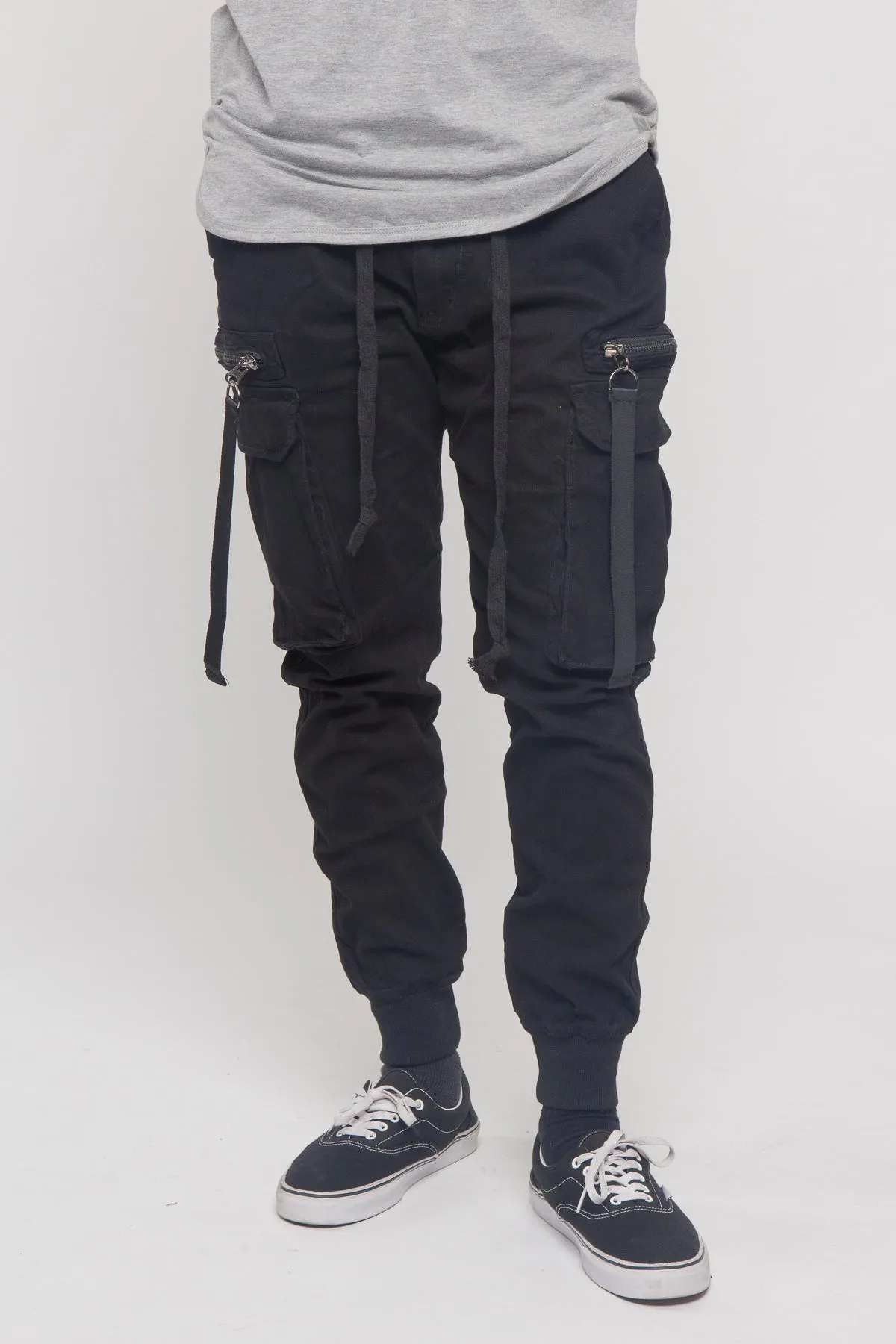 Ribbon Utility Pocket Jogger Pants