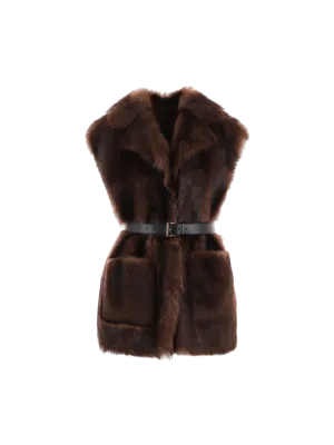 Shearling Reversible Vest