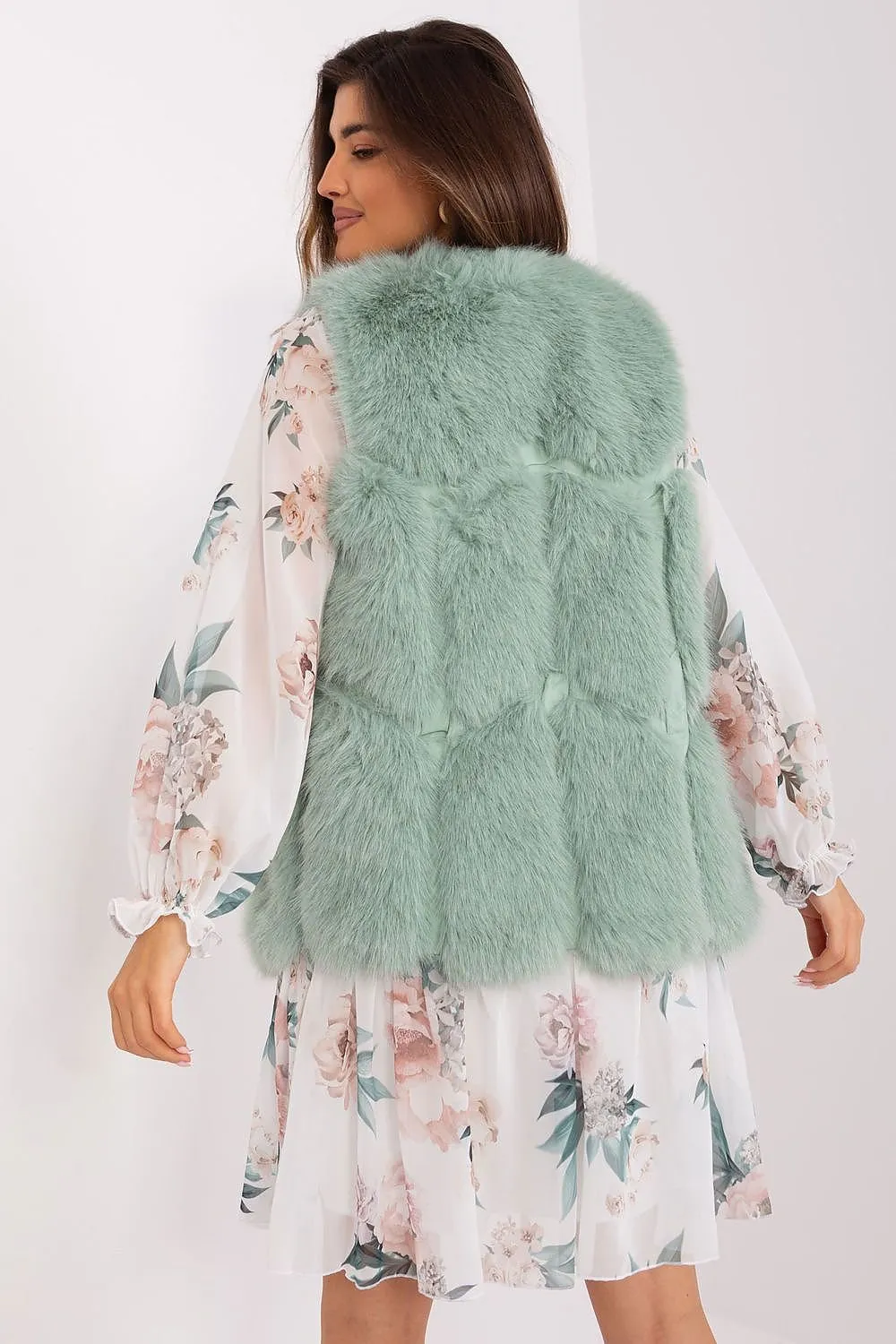 TEEK - Faux Fur Pocketed Gilet