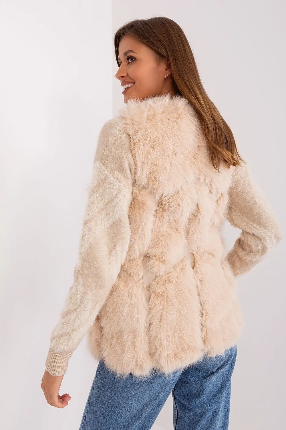 TEEK - Faux Fur Pocketed Gilet