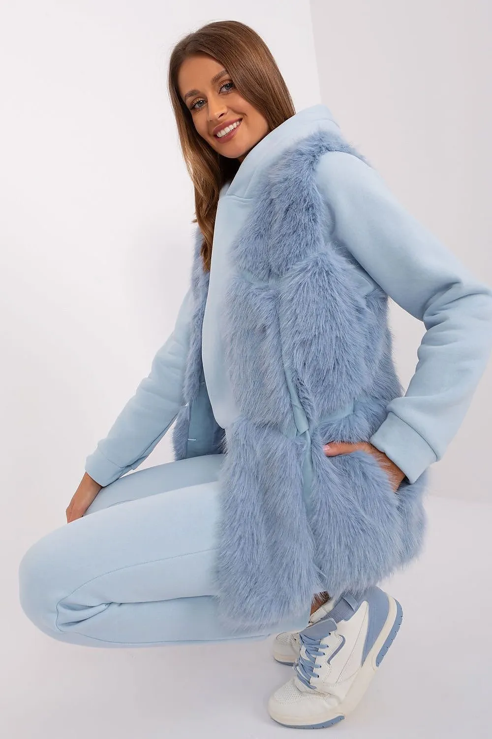 TEEK - Faux Fur Pocketed Gilet