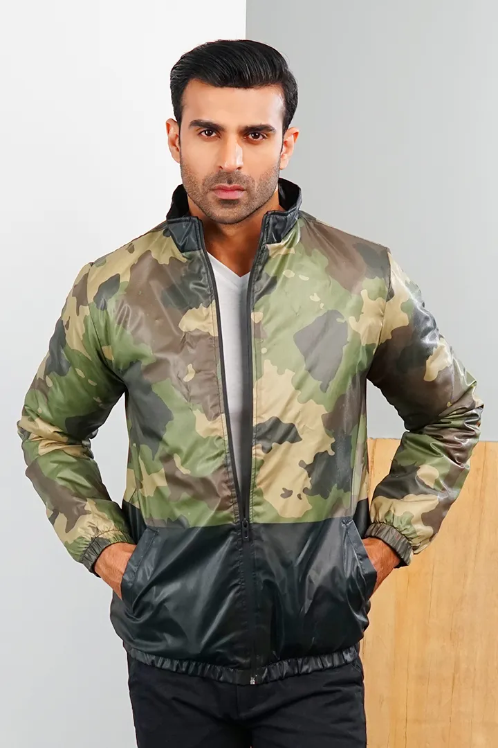 The Aviator Printed Bomber Jacket