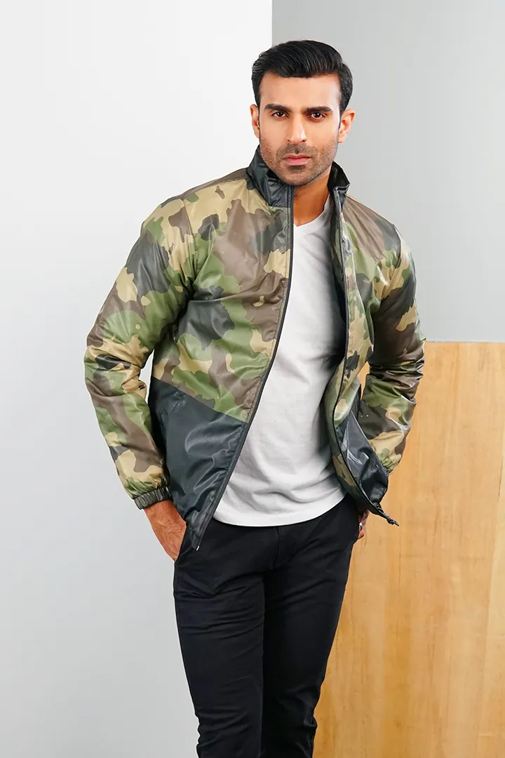 The Aviator Printed Bomber Jacket