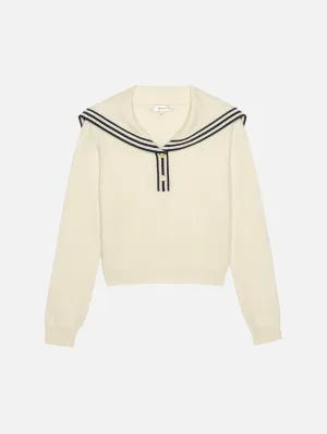 The Sailor Sweater -- Cream Multi