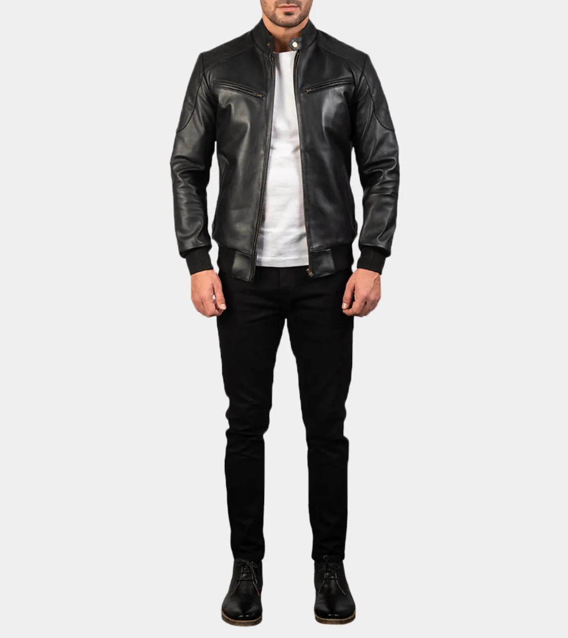 Torpilleur Men's Leather Bomber Jacket