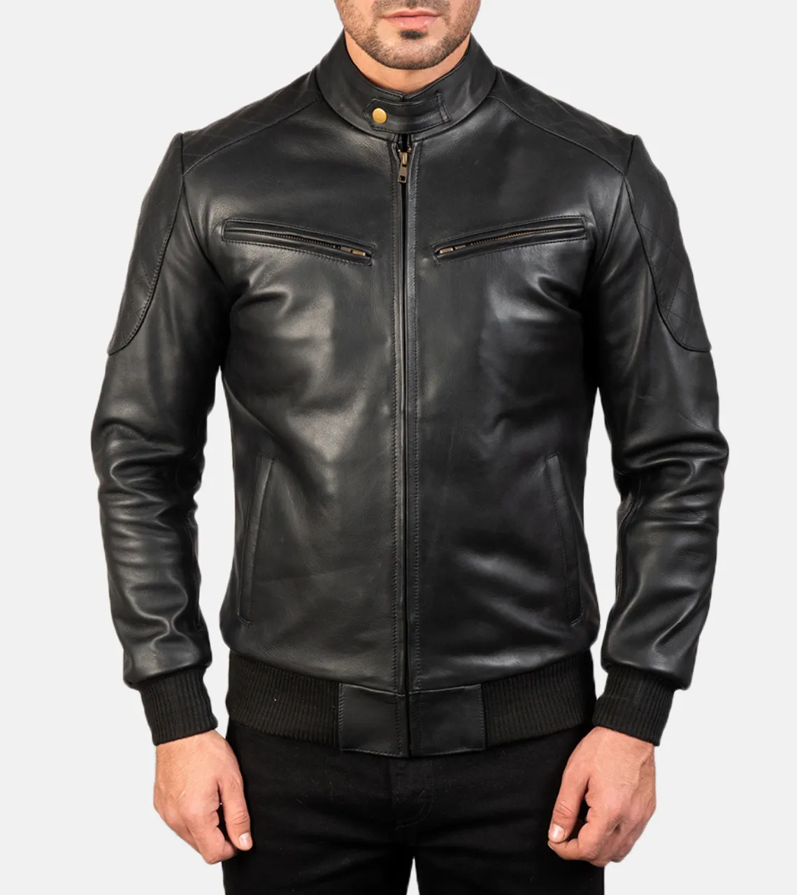 Torpilleur Men's Leather Bomber Jacket