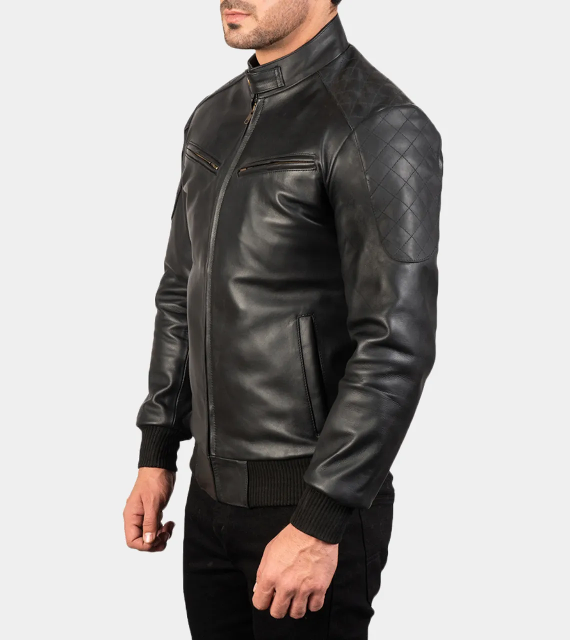 Torpilleur Men's Leather Bomber Jacket