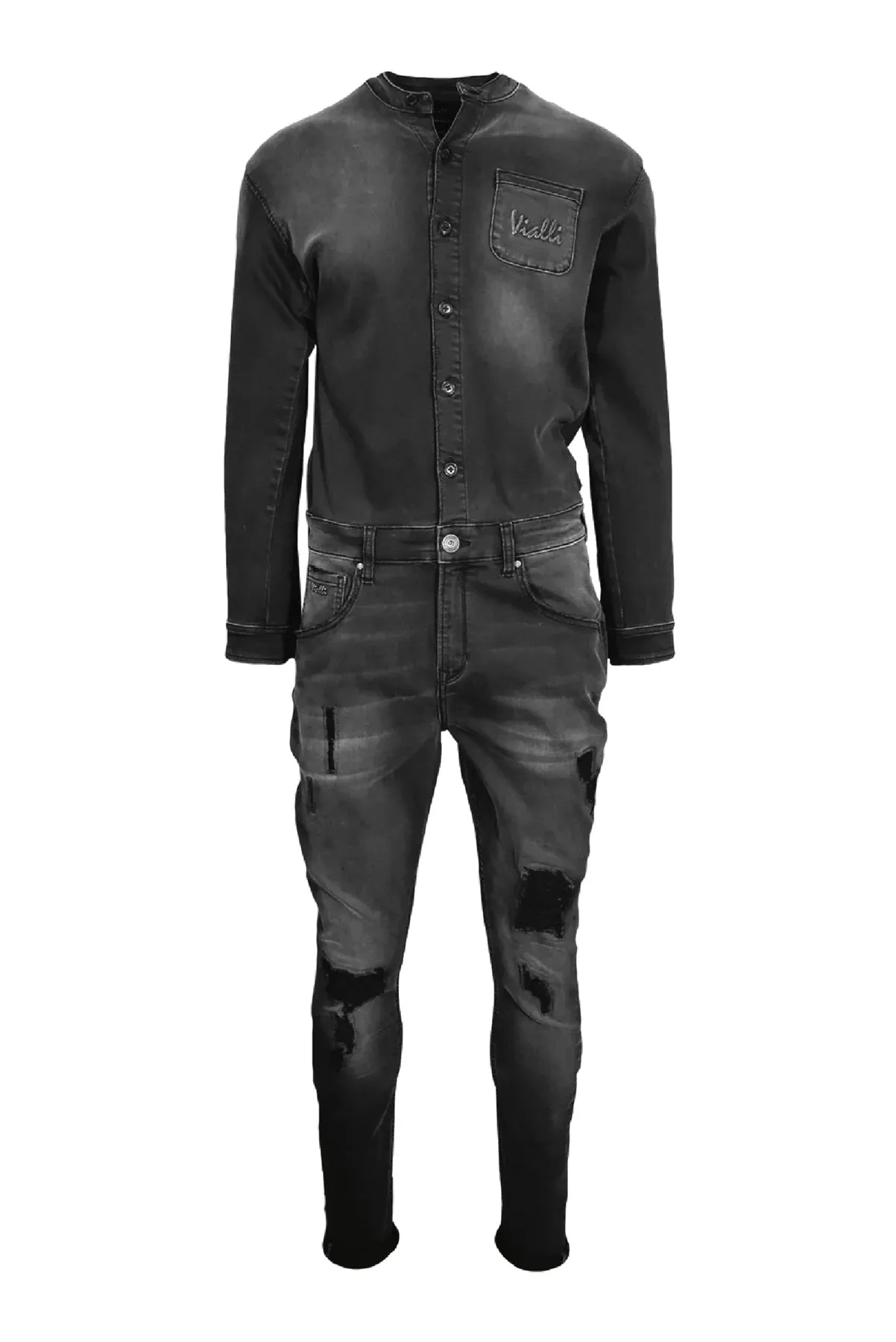 Vialli Tuta Delela  General Black Jumpsuit