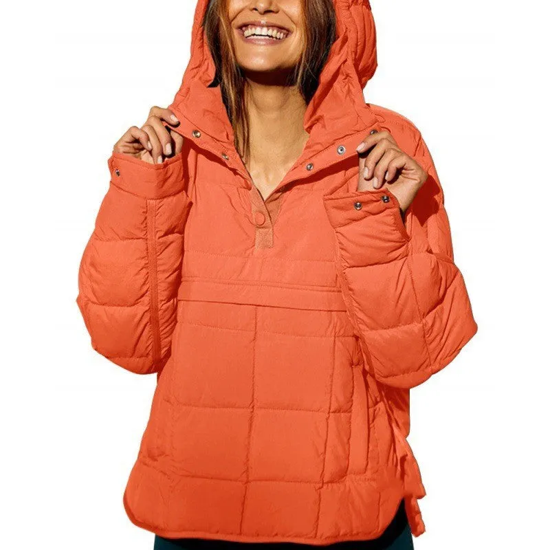 Warm Hoodie Down Jacket Women