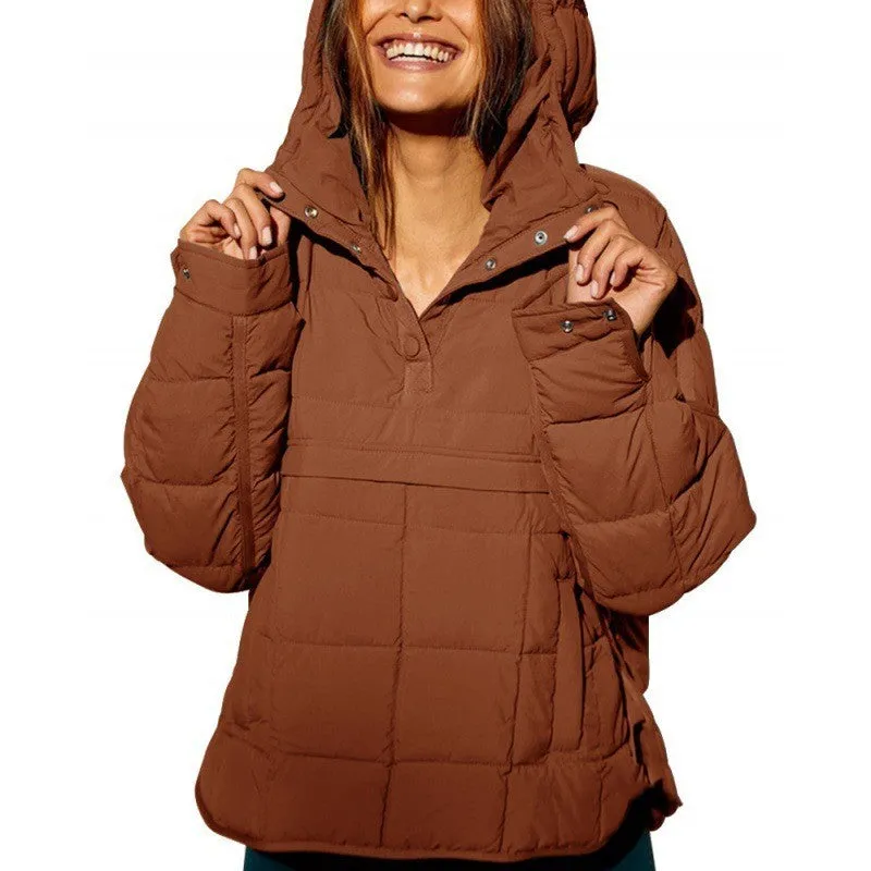 Warm Hoodie Down Jacket Women