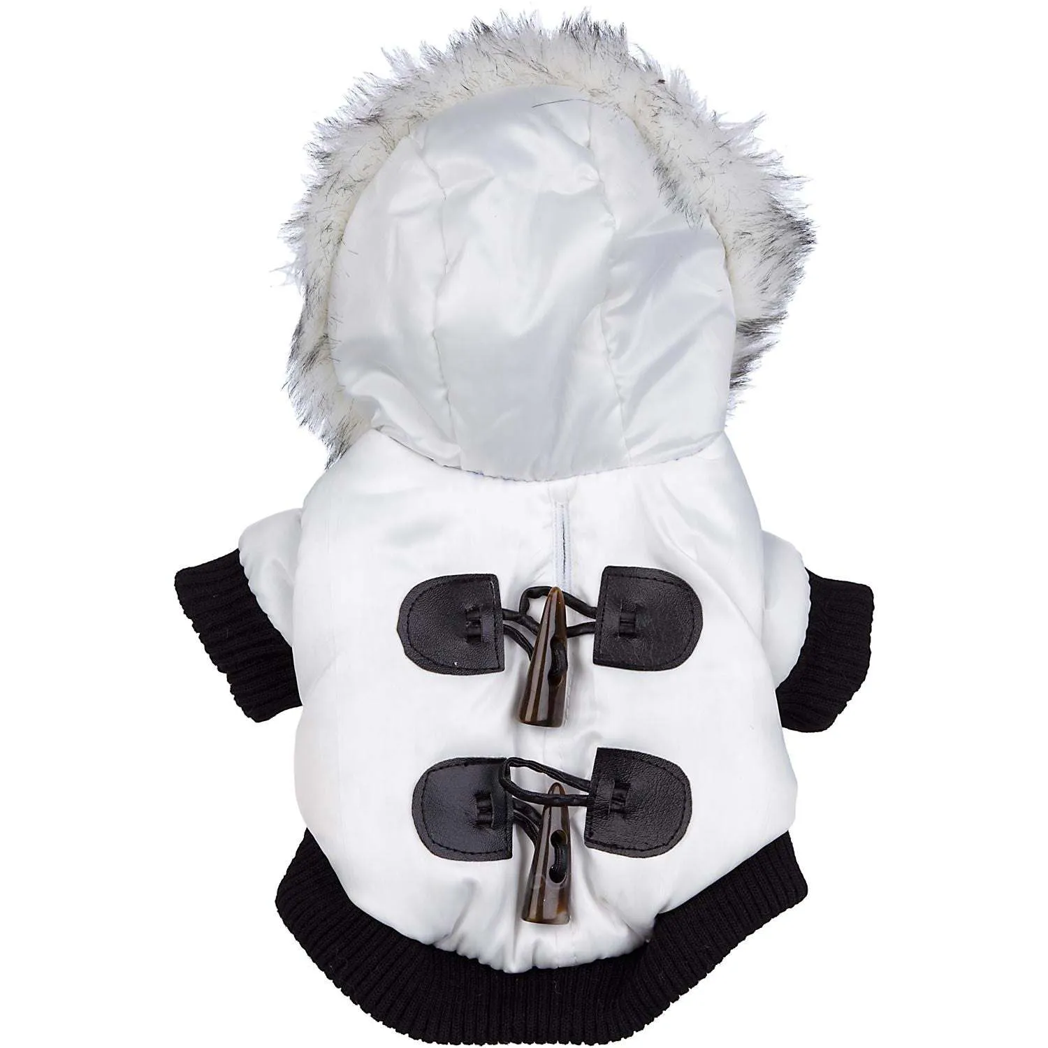 Winter pet parka coat with Thinsulate insulation and Velcro closure. Fashion