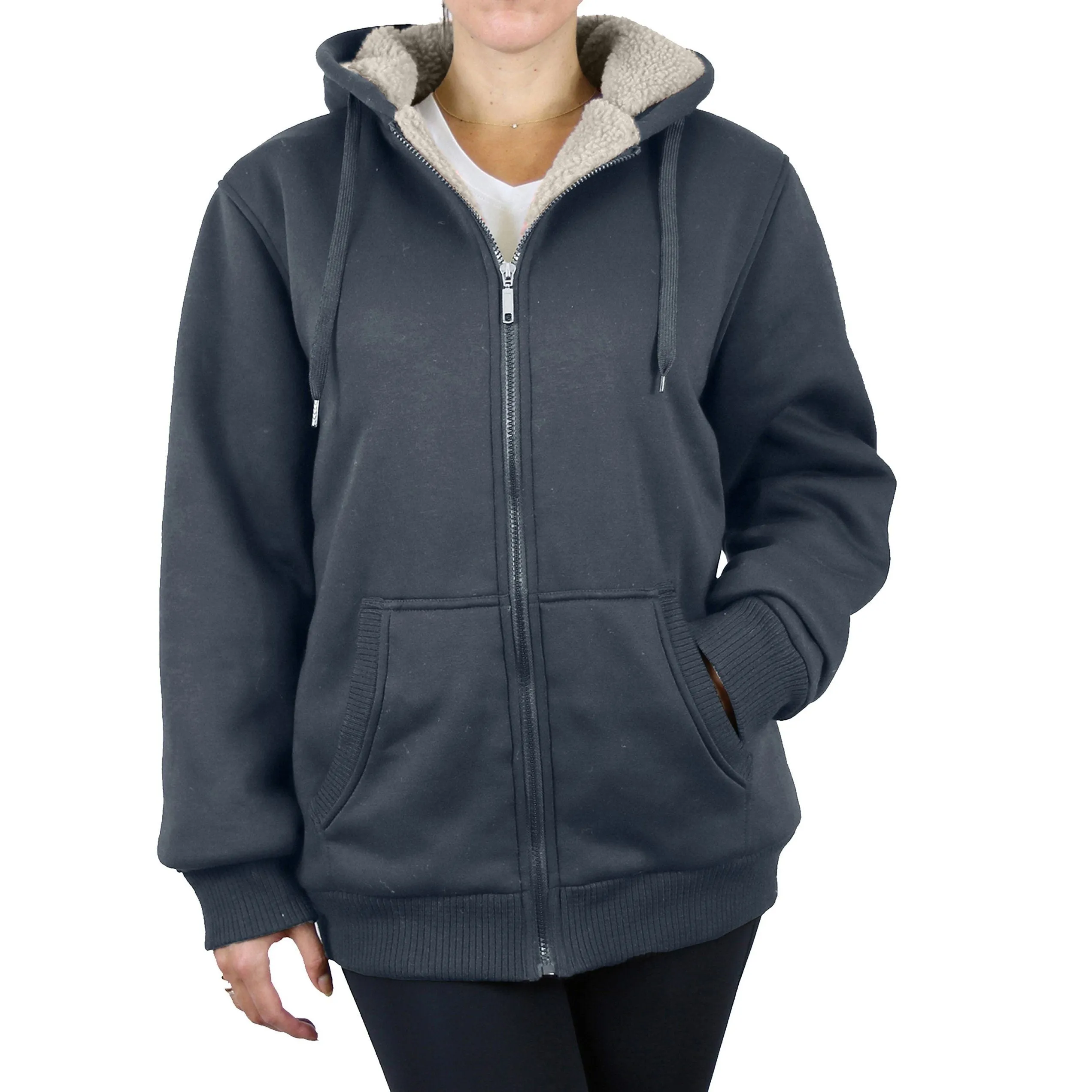 Women's Sherpa Hoodie, Hat and Thermal Socks Gift Set