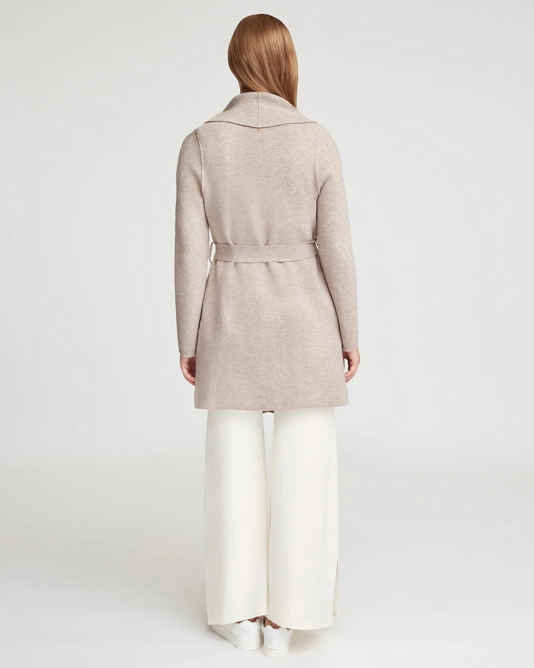 Wool Cashmere Sweater Coat